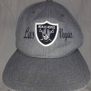 Las Vegas Raiders Snapback Cap Hat Football Grey Black Gray